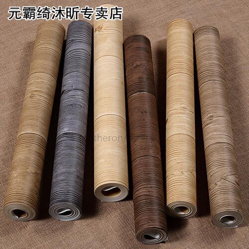 High Quality 3D Wallpaper Chinese Style Retro Imitation Wood