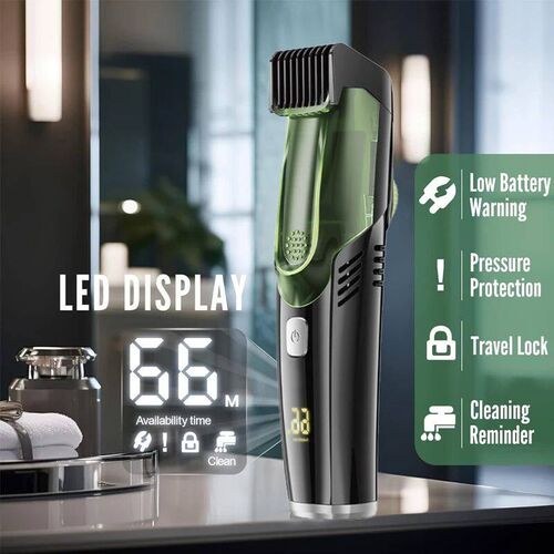 Cordless Men Beard Trimmer Rechargeable Electric Shaver with