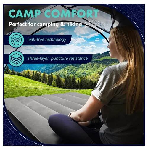 Inflatable Mattress Glamping Air Mats PVC Indoor Sleeping Ma