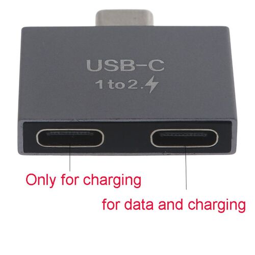 USB C Male to Dual USB C Female Splitter Convter Adapter Ext