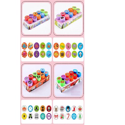 Assorted Stamps for Kids Self-ink Stamps Children Toy Stamps