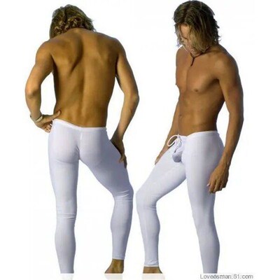 Free Shipping Male tTght-Fitting Basic Trousers Solid Color