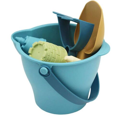 Beach Sensory Bucket Toy for Kids Shovel Water and Sand Play