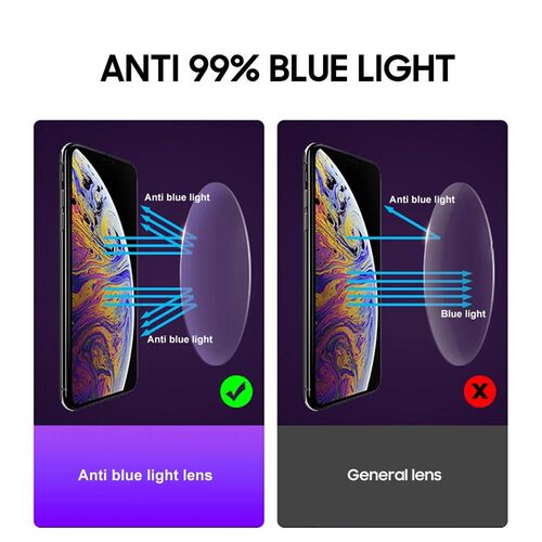 Photochromic Mens Blue Light Blocking Glasses Retro UV400 An