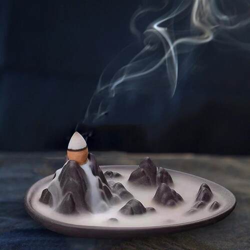 Backflow Incense Burner Censer Waterfall Tower Incense Cone