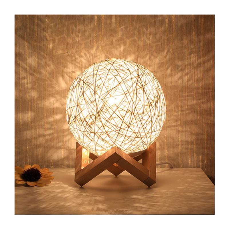 table lamp bedroom bedside lamp dimming small night light图片