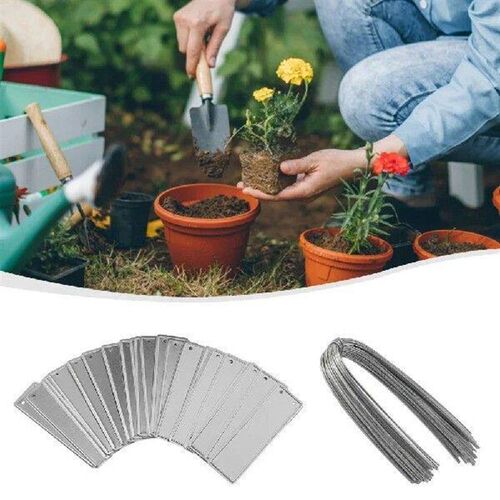 Label Your Garden Plants with Aluminum Label Tags Double