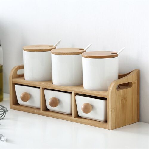 Nordic Kitchen Ceramic Seasoning Box Set Household Seasoning