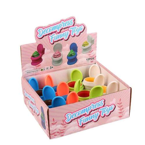 Anti-Sss Toy Prank Toilet Toys Squeeze Fidget Toys Squishy F