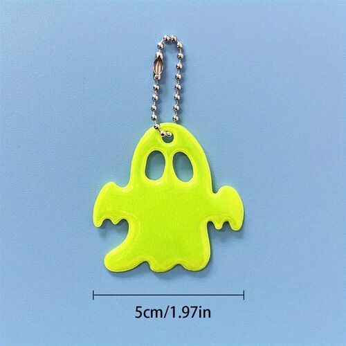 20-Piece Keychain Set with Double-Sided Reflective Deign