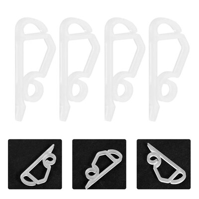 24 Pcs Coat Hanger Small Lamp Hook Hangers Gutter Clips for