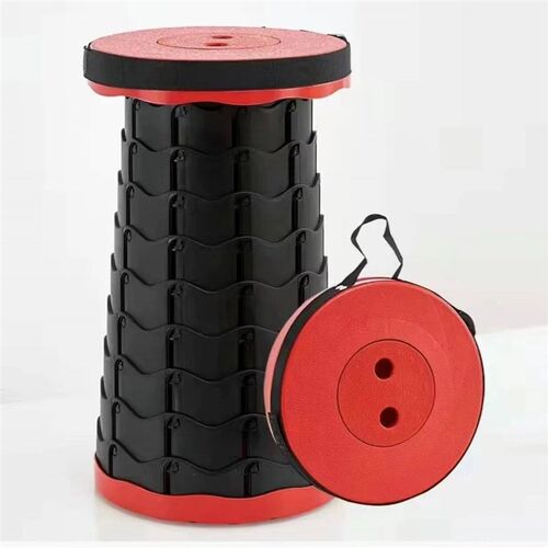 Folding Stool Outdoor Portable Chair Retractable Adjustable