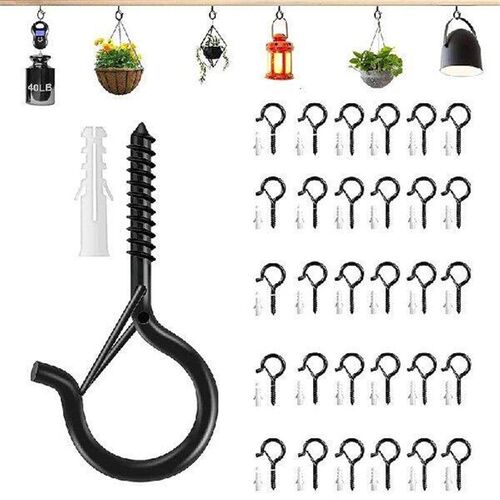 20PCS iron Q-Hanger Hooks for Hanging Plants String Lights