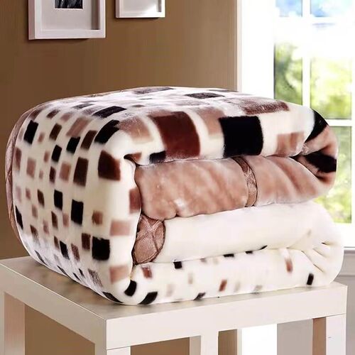 winter double layer thickened raschel blanket quilt 加厚毛毯