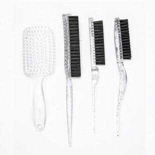 Transparent Large Arcshaped Prismatic Brush Small Return Com