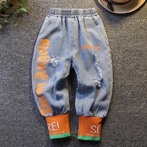 spring autumn Boys Jeans Baby Clothes Classic Pants Children