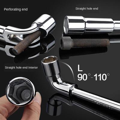 L-shaped Pipe Socket Wrench C Repair Tool Set 6-19MM Shape