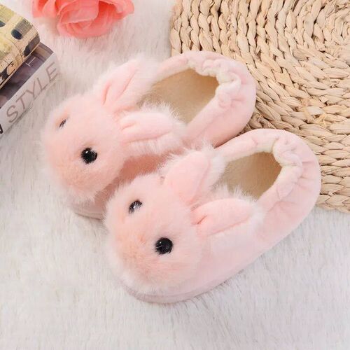 Winter Adorable Baby Slippers Kids Boy Girl Non-slip Shoes C