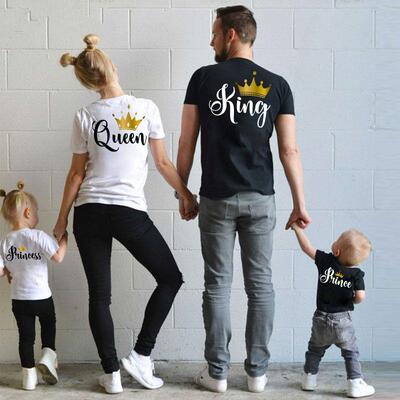 Family Matching Clothes tshirt Funny Daddy Mommy Casual Fath