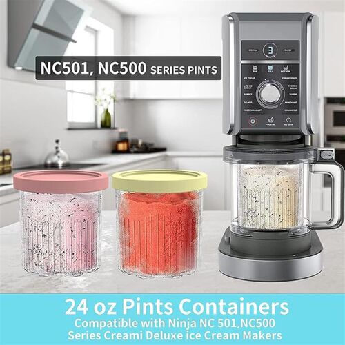新品Ninja Creami 奶油豪华冰淇淋杯适用于Ninja NC500 NC501系列