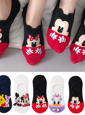 5 Pairs/Lot summer Casual Cute women Socks animal Cartoon Mo