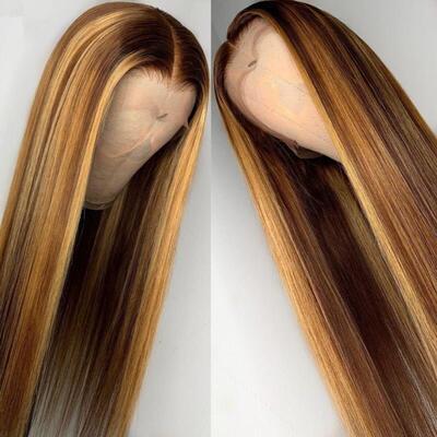 Wig Wigs Brazilian Human Hair Beautiful Root Lace Remy Bun