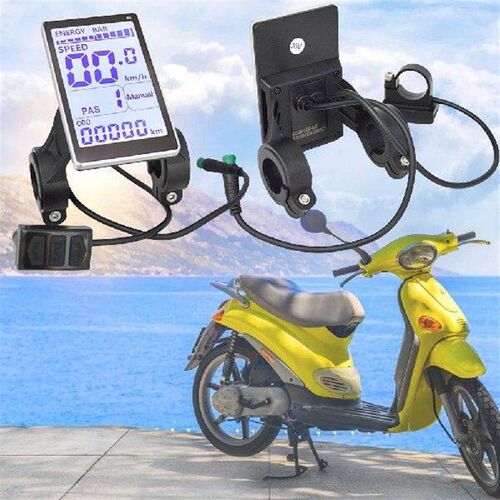 Electric Bike LCD Display Screen 24-48V E Scooter M5 Panel