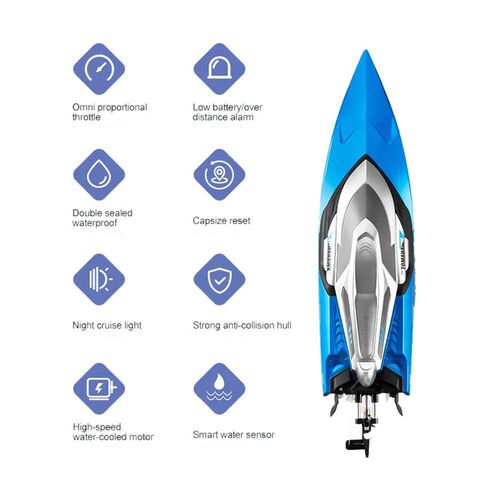 S2 Rc High Speed Boat 70km/h Horsepower Electric Speedboat D