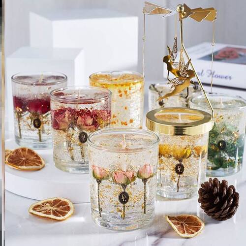 Essential Oil Scented Candles Smoked Incense Fragrance