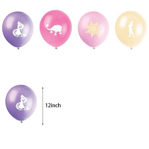 Tangled Balloon Rapunzel Princess Birthday Party Decoration