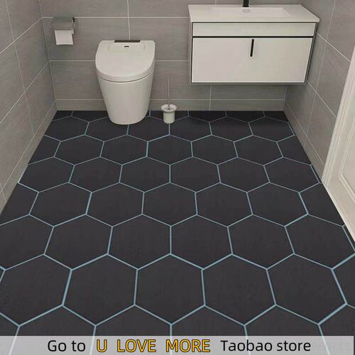 Thicken Floor Stickers Self-adhesive Waterproof Bathroom Flo
