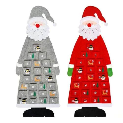 Felt Christmas tree calendar pendant for children Christmas