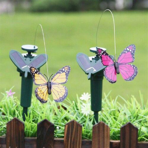 Simulation Solar Butterfly Indoor Outdoor Auto Flying Bird