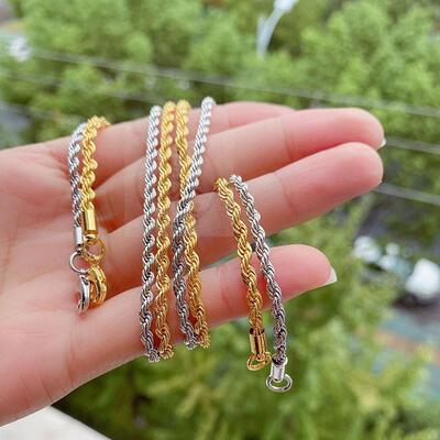 。Twisted chain  multi size stainless steel fried dough twis
