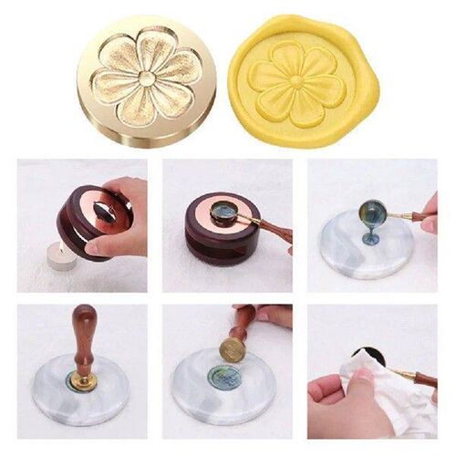 Special-shaped Sealing Wax Copper Head 3D Relief Wax