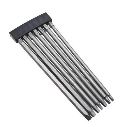 7x 150mm SQ1-SQ5 Square Head Screwdriver Bits Set Hex Shank