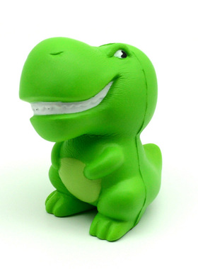 Kawaii Jumbo Green Cartoon Dinosaur Squishy Slow Rising Sque