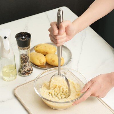 Mashed Potatoe Masher Kitchen Avocado  Stainless Steel