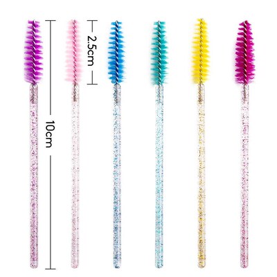 100/20 Disposable Mascara Wands Applicator Eyelash Brush Spo