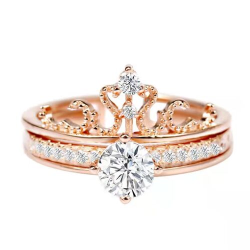 Projection Ring Crown Two-in-One Fashion 100 Languages Openi