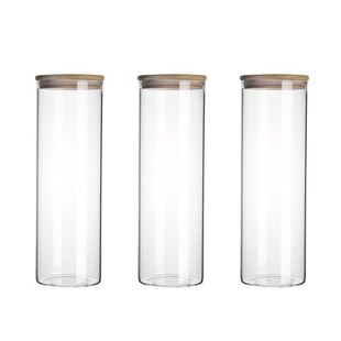Glass Jar With Lid Cookie Kitchen Storage Jars And Lids Maso