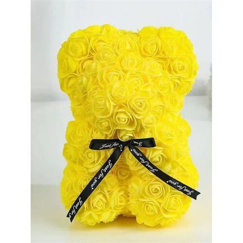 Rose Bear NEW Valentines Day Gifts 25cm Flower Bears Artific