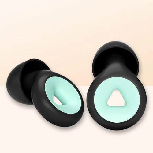 1Pair Sleep Noise Reduction Earplug Soft Silicone Ear Muffs
