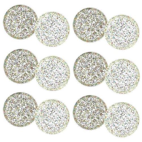 30pcs 35mm Solid Colored Powder Buttons Small Binding Discs