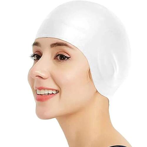 Waterproof Swimming Cap - High Elasticity, Ears Protection,