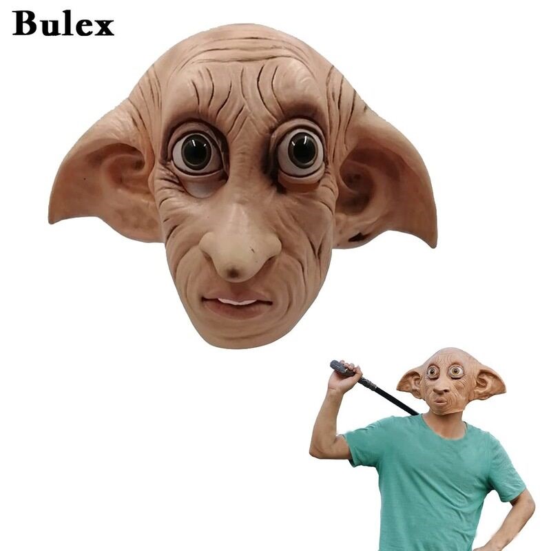 Cafele Cosplay Dobby Elfin Latex Mask Animal Style Halloween图片