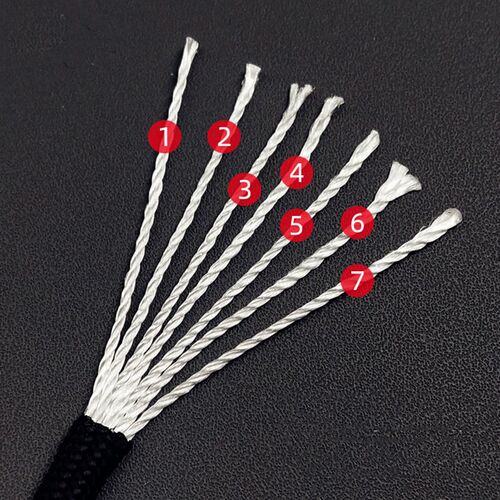 7 Cores 550 Paracord Cord 5 15 30 M Dia.4mm For Outdoor Camp