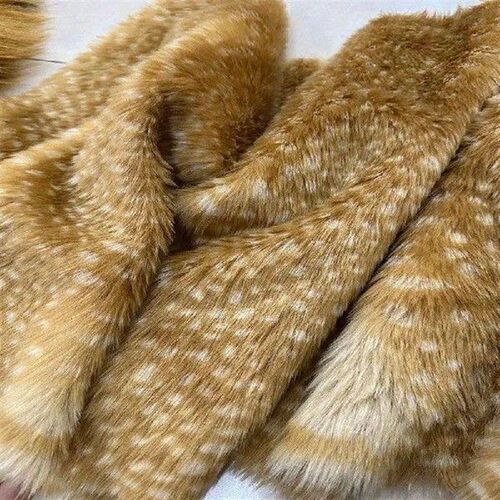 170x50cm Deer Skin Faux Fur Fabric for Patchwork Sewing