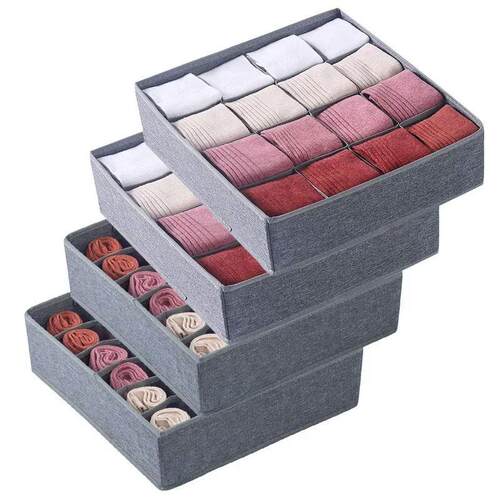 24/16/6 Grids Underwear Bra Storage Box clothes storage orga
