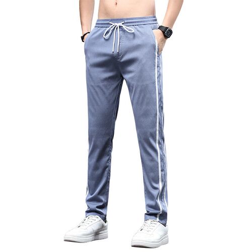 New Summer Thin Mens Casual Pants Mens Casual Fashion Loos